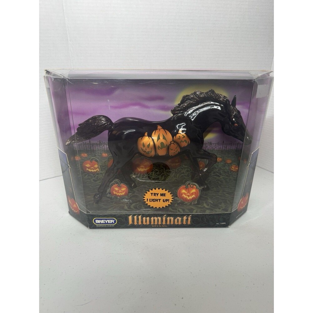 Breyer 2006 Illuminati Light-Up Halloween Horse Figurine Model w/Box